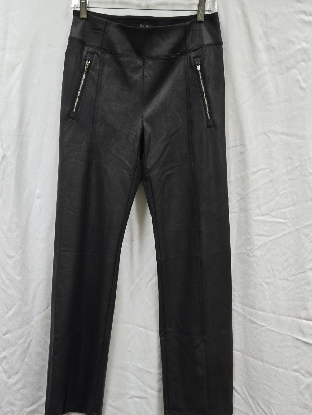 Athleta Black Delancey Gleam Straight Leg Pant